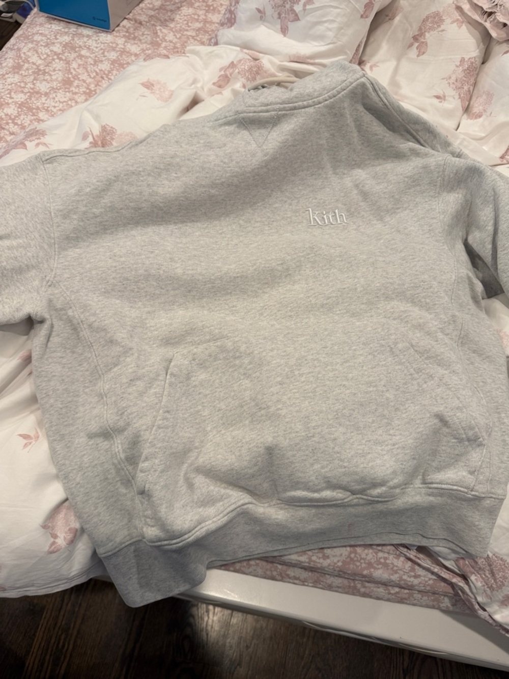 Kith Light Heather Gray Crewneck Sweatshirt